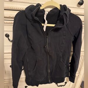 Lululemon Black Zip-Up Scuba Style Hoodie